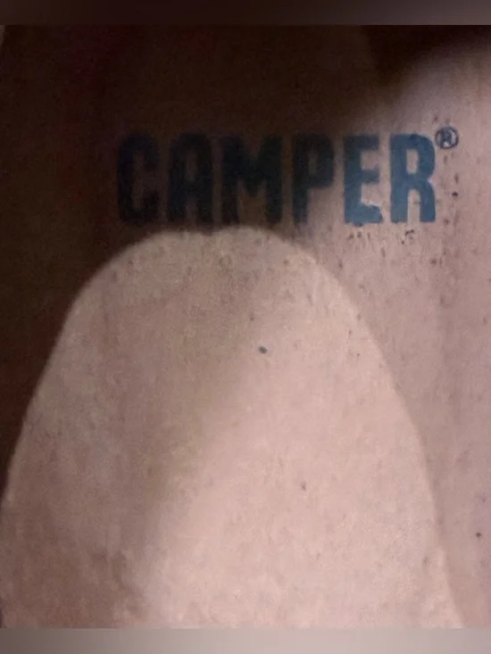 Camper Black Leather Cushioned Wedge Heels Size 6 - Picture 7 of 9